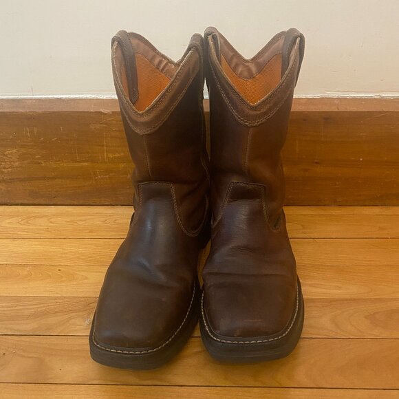 Men's Ridgecut YMN-2201 Waterproof Rancher Wellington Leather Cowboy Boot Size9M - Picture 1 of 7